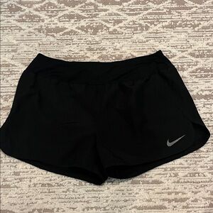 Nike Women's Black and Gray Athletic Shorts